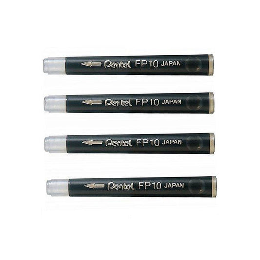 Pentel Refill Cartridges for Pocket Pen - Black - Pack of 4 image 2