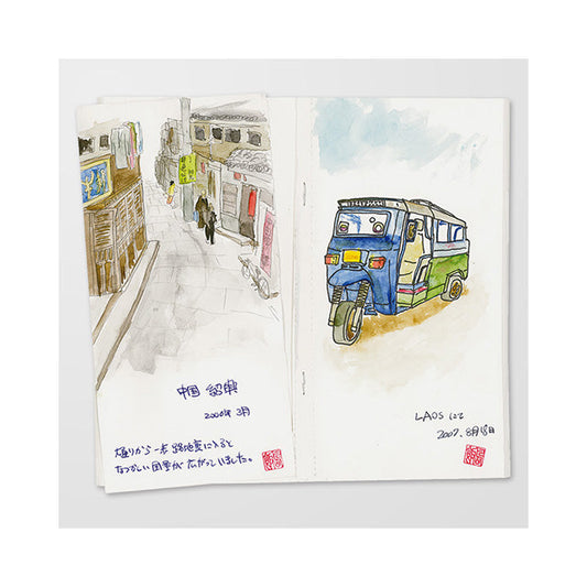 Traveler's Company Traveler's Notebook Refill 012 - Sketch Paper - Regular Size image 2